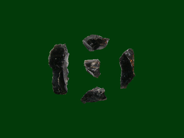 Obsidian (Gyumush-Dzhraber, Armenien)